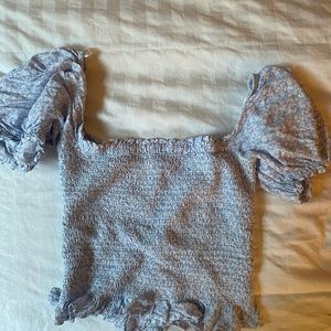 “Lovely Day” Blue Top